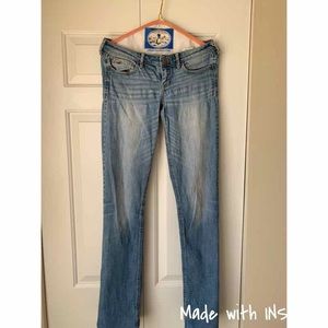 Bootcut/straight leg Holister jeans